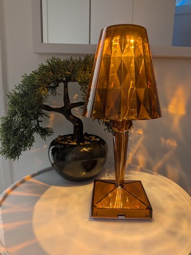 Kartell battery lamp amber - kartell,