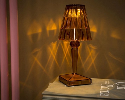 Kartell battery lamp amber - kartell,